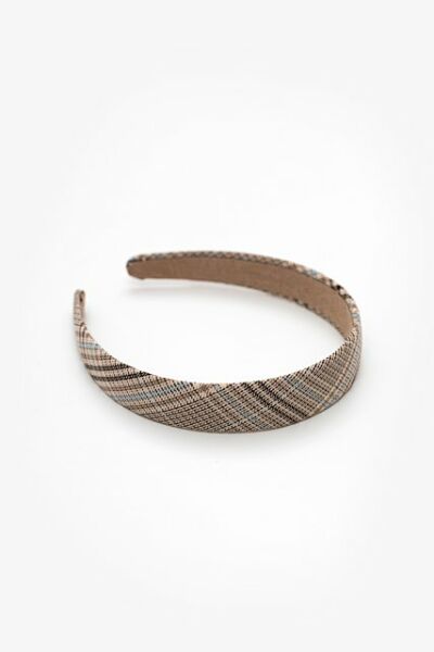 Plaid Headband | Choc