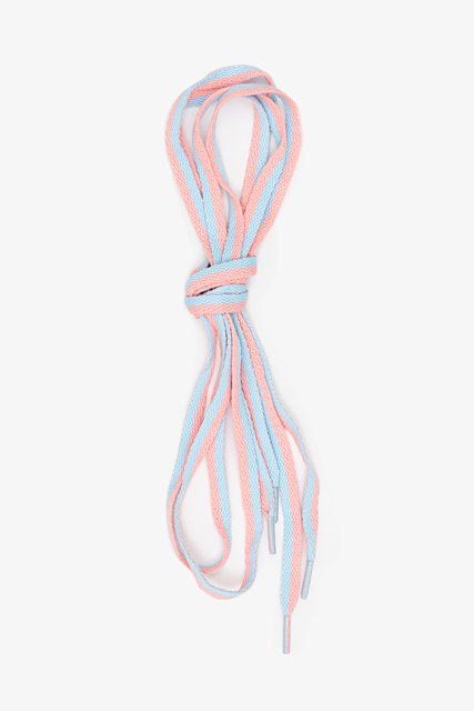 Stripe Shoelaces | Peach & Sky - ANTLER NZ