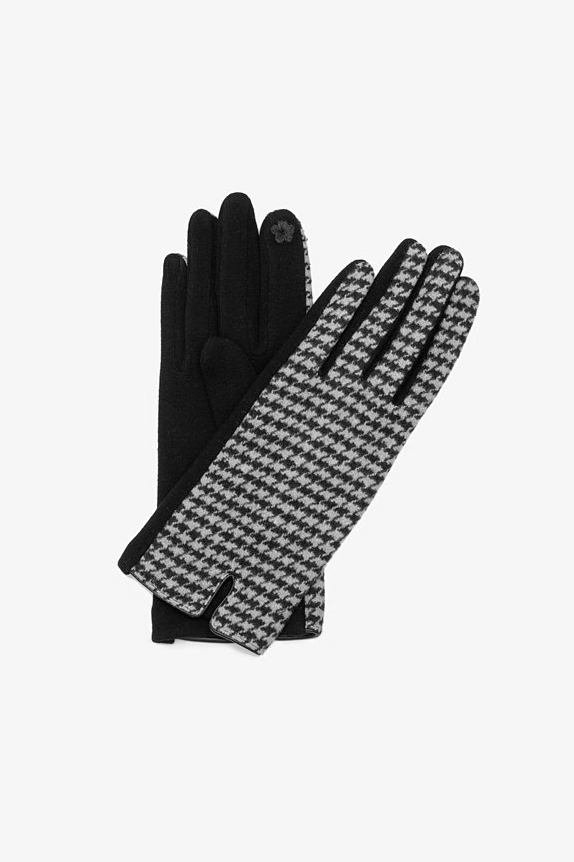 Houndstooth Gloves | Black & White - ANTLER NZ