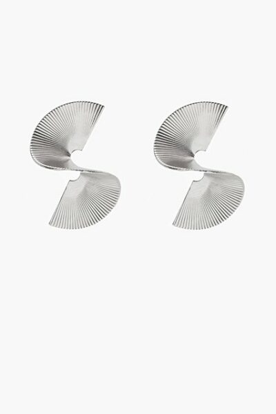 Silver Spiral Earring