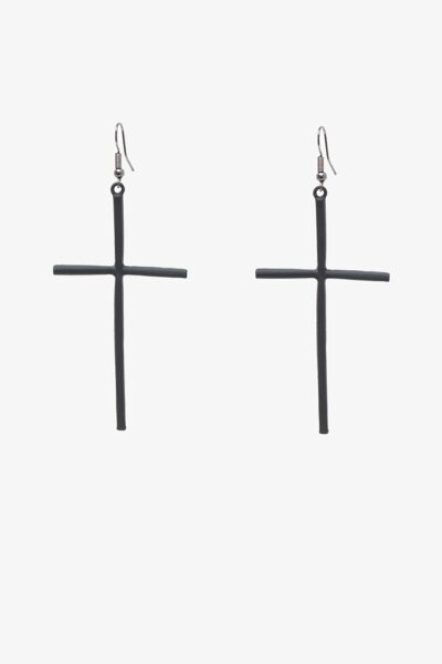 Antler Ew25 Bce Black Cross Earring 1024px