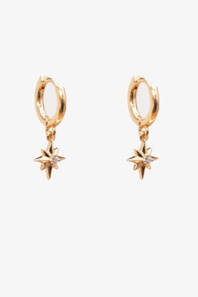 Antler Er25 Psh Petite Star Huggie Gold 1024px