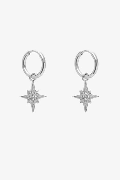 Antler Ew25 022s Stellar Star Huggie Silver Earring 1024px