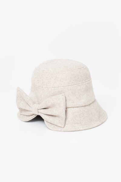 Antler Ht25 Bco Bow Cloche Oatmeal Hat 1024px