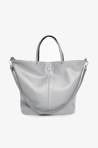 Antler Htly Bksl Hartley Reversible Tote Black Silver 1 1024px