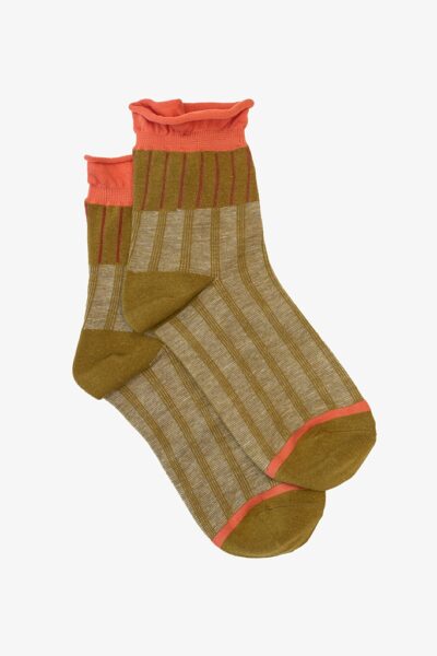 Antler Sw25 Olg Olive Frill Top Sock 1024px