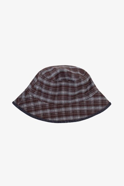 Antle Ht26 Fbh Flipside Bucket Hat Denim Plaid 1024px