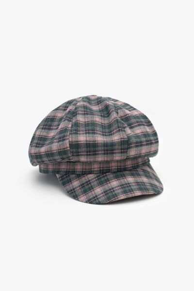 Antler Ht26 Pmn Primrose Plaid Newsboy 1024px