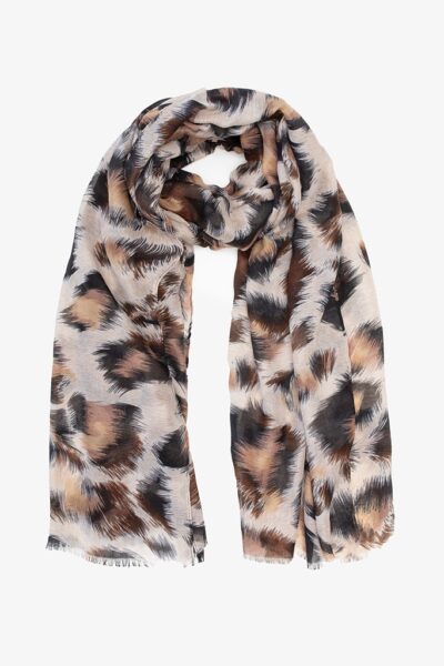 Antler Aw26 046 Urban Leopard Scarf 1024px