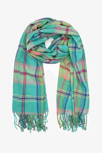 Antler Aw26 Mtc Matcha Plaid Scarf 1024px