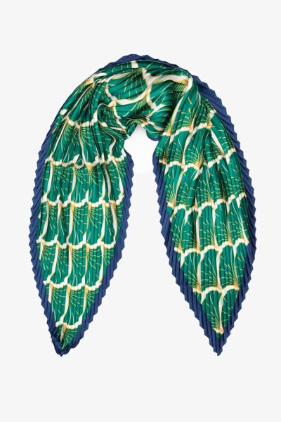 Antler Npw 006 Pleated Scarf Emerald Fan 1024px