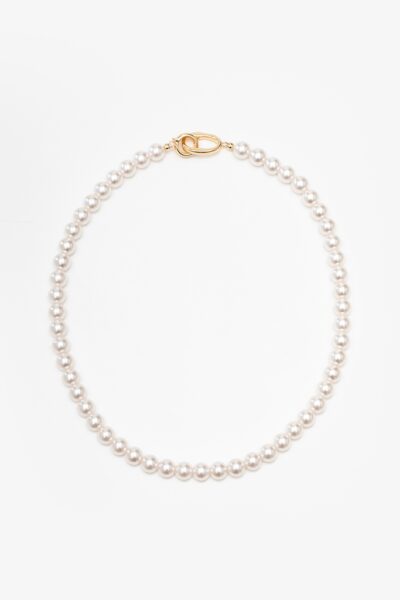 Antler Nw26 Pln Pearl Link Necklace 1024px
