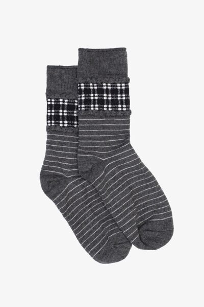 Antler Sw26 041 Slate Stripe Check Sock 1024px
