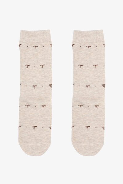 Antler Sw26 046 Oatmilk Bow Sock 1024px