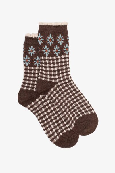 Antler Sw26 068 Woodland Check Sock 1024px