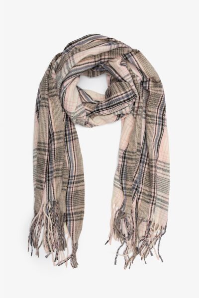 Antler Aw26 020 Marshmellow Plaid Scarf 1024px